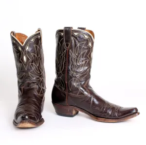 Vintage Men's Cowboy Boots Brown sz 11-1/2B