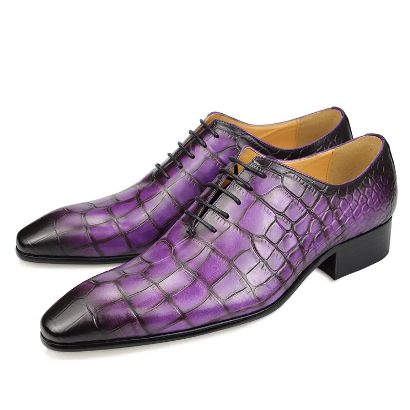 Vintage Style Pointed Toe Men's Heel Shoes