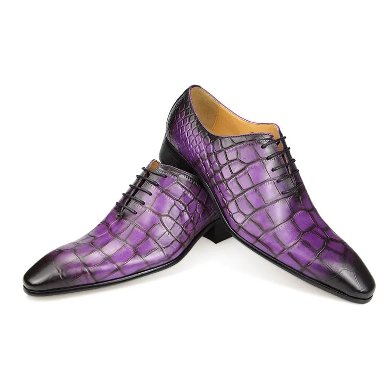 Vintage Style Pointed Toe Men's Heel Shoes