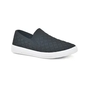 WHITE MOUNTAIN Shoes Utopia Slip-on Sneaker, Black/Fabric, 10 M