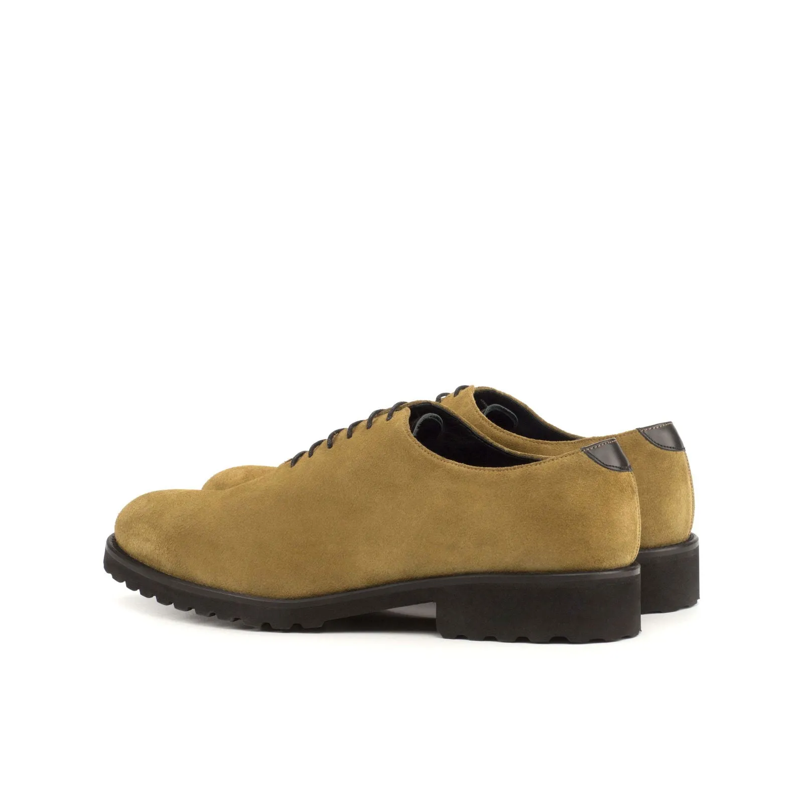 Whole Cut-Suede, Box Calf, Green, Black