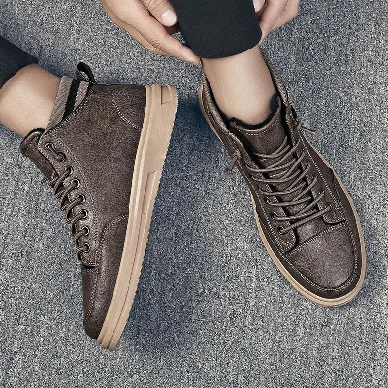 Winter Men's Boots Hot Selling Sports Shoes Thick-soled Snow Boots