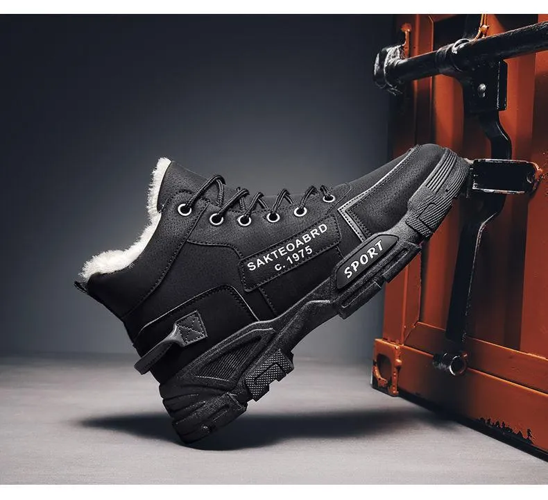 Winter Men's Comfortable Waterproof Snow Boots