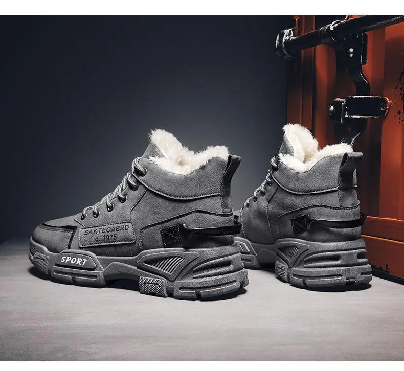 Winter Men's Comfortable Waterproof Snow Boots