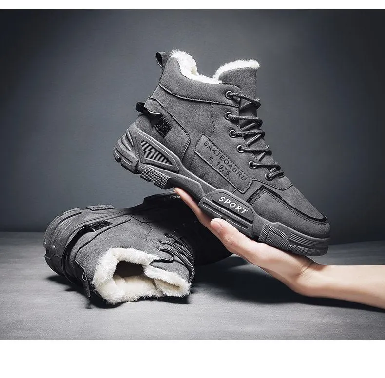 Winter Men's Comfortable Waterproof Snow Boots