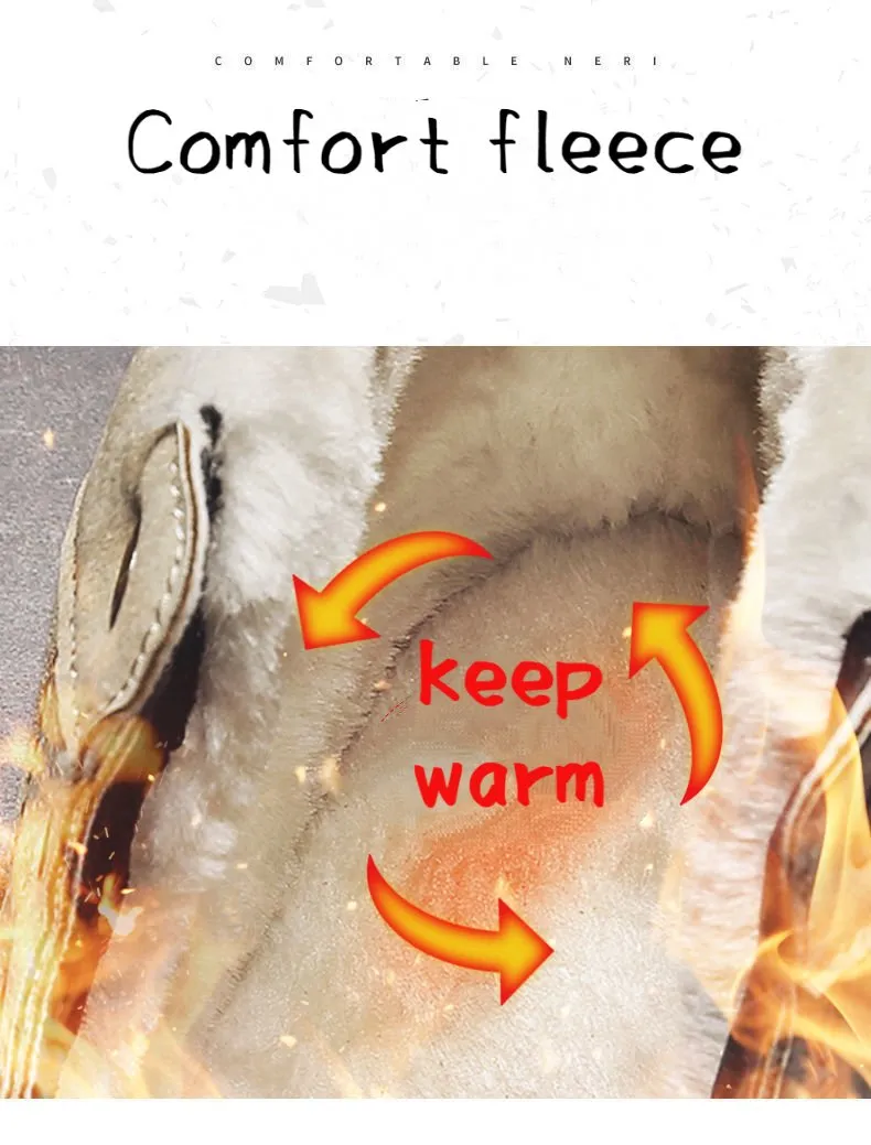 Winter Men's Comfortable Waterproof Snow Boots