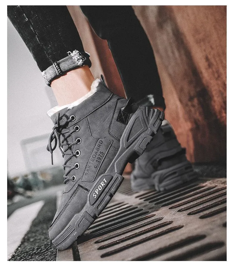 Winter Men's Comfortable Waterproof Snow Boots