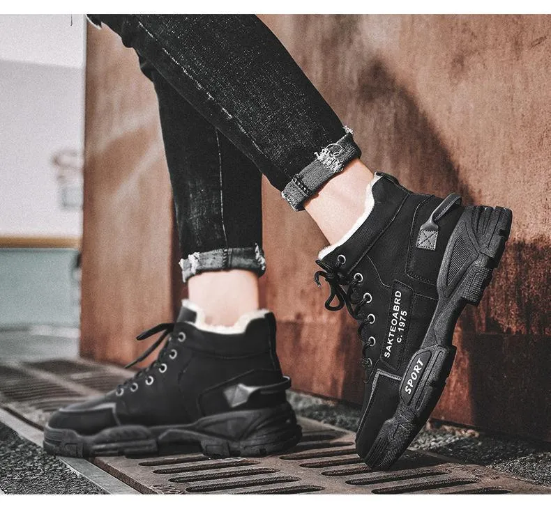 Winter Men's Comfortable Waterproof Snow Boots