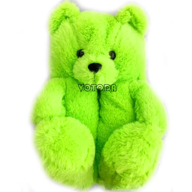 Women Plush House Shoes Cartoon Bear Slipper