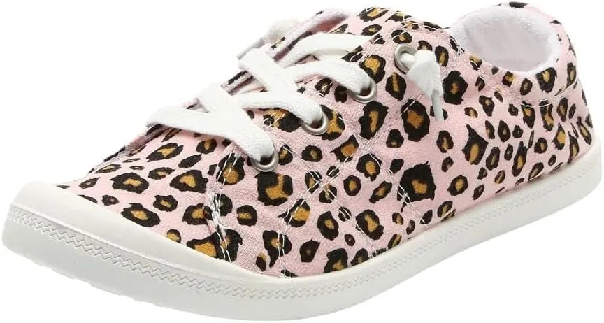 Women Sneakers Low Top Slip On Fashion Shoes,Lace up Canvas Sneakers,Fashion Comfortable Walking Shoes Casual Tennis Shoes for Women Non Slip Loafers