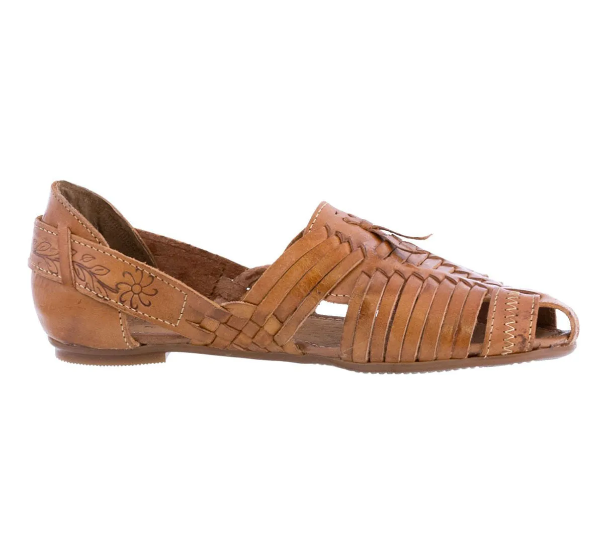 Womens 1109 Light Brown Authentic Huaraches Real Leather Sandals