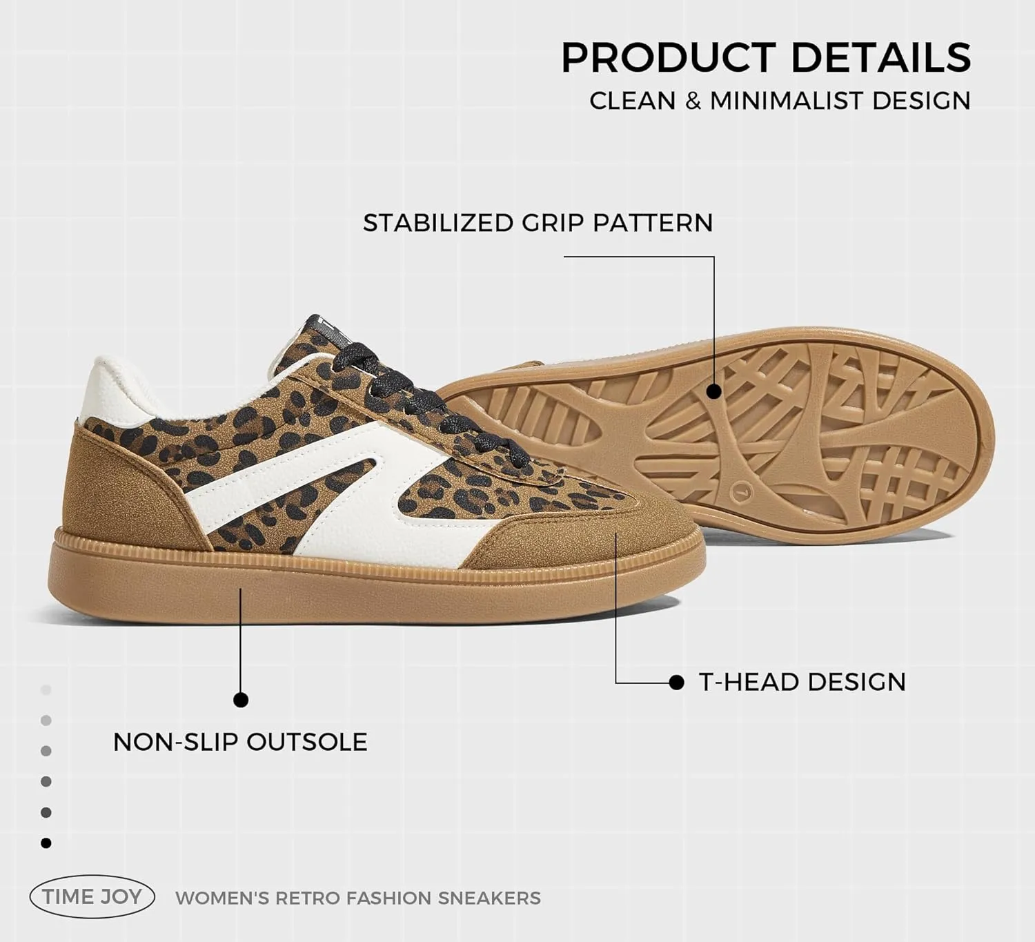 Women's Retro Sneakers Vintage Leather & Suede Patchwork Casual Shoes with Recyclable Material Insole Trendy Non-Slip Cushion for Streetwear & Daily Outfits