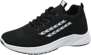 Women's Running Shoes Lightweight Walking Sneakers Tennis Athletic Lace Up Gym Casual Fashion Mesh Workout Sneakers