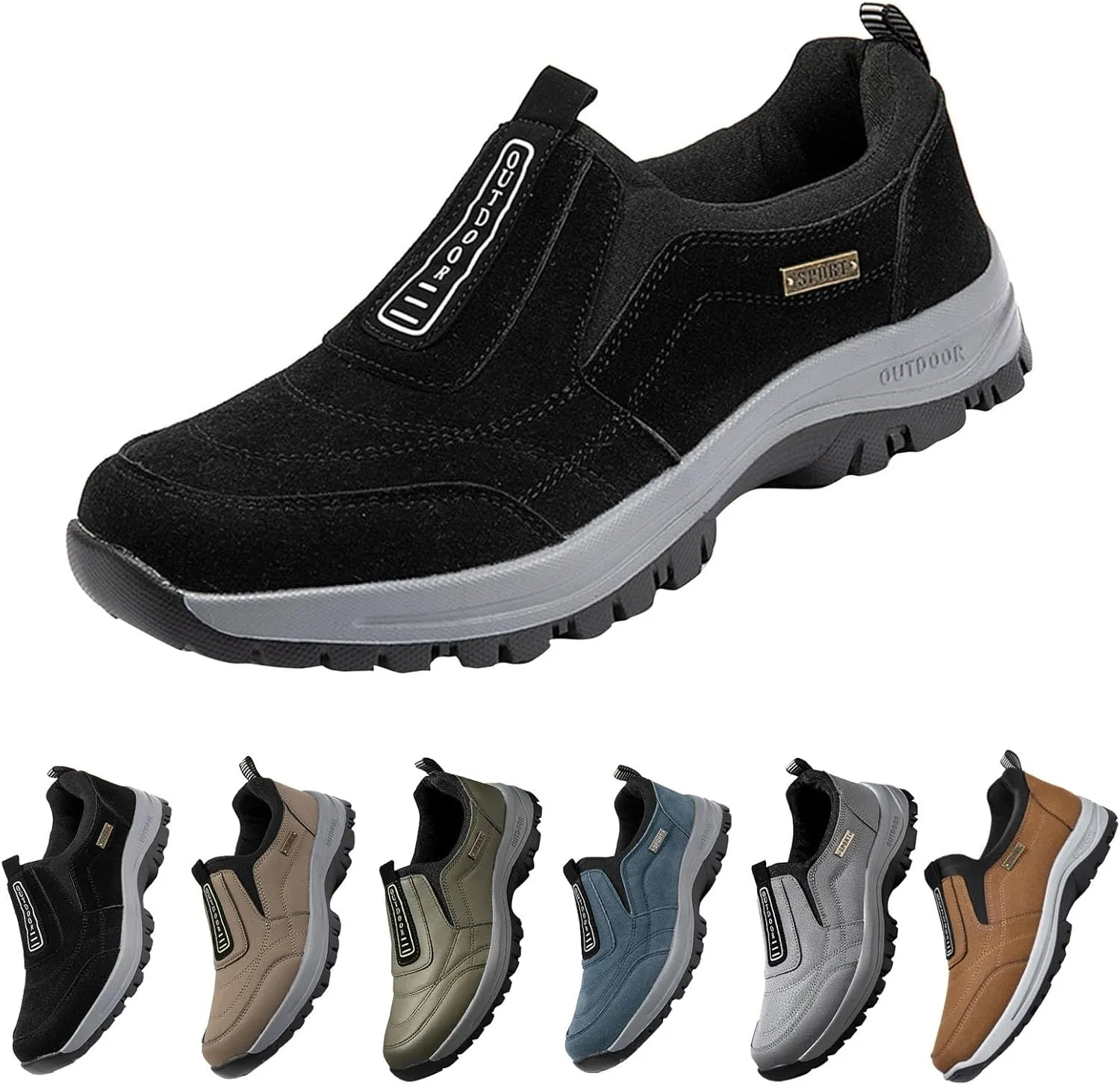 Womens Running Shoes Sneakers for Men Women Loafers Comfortable Flat Heel Closed Toe Christmas Tennis Shoes for Men Slip on Non Slip Low Top Casual