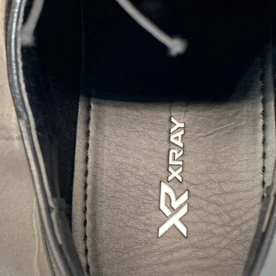 XRAY Men's Black Faux Leather Fellini Cap Toe Lace-Up Oxford Shoes SZ 9.5