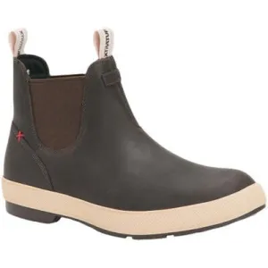 Xtratuf Men's Legacy Waterproof Slip Resis Leather Chelsea Boot -Brown- LCM900