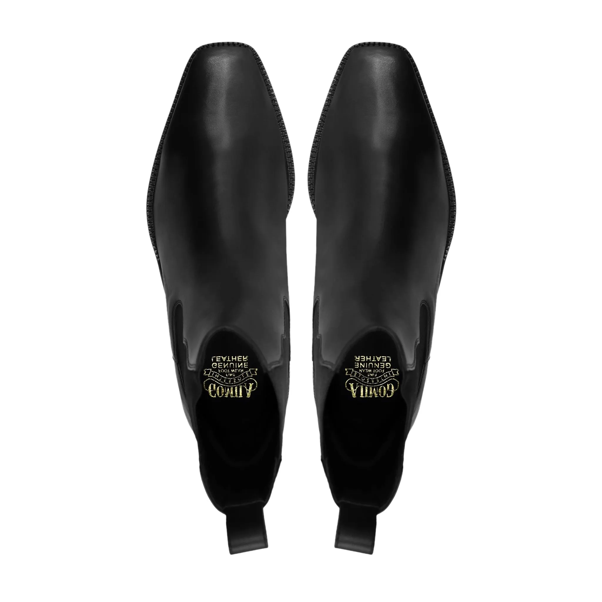 Yonke - Men's Black Calf Leather Chelsea Boot