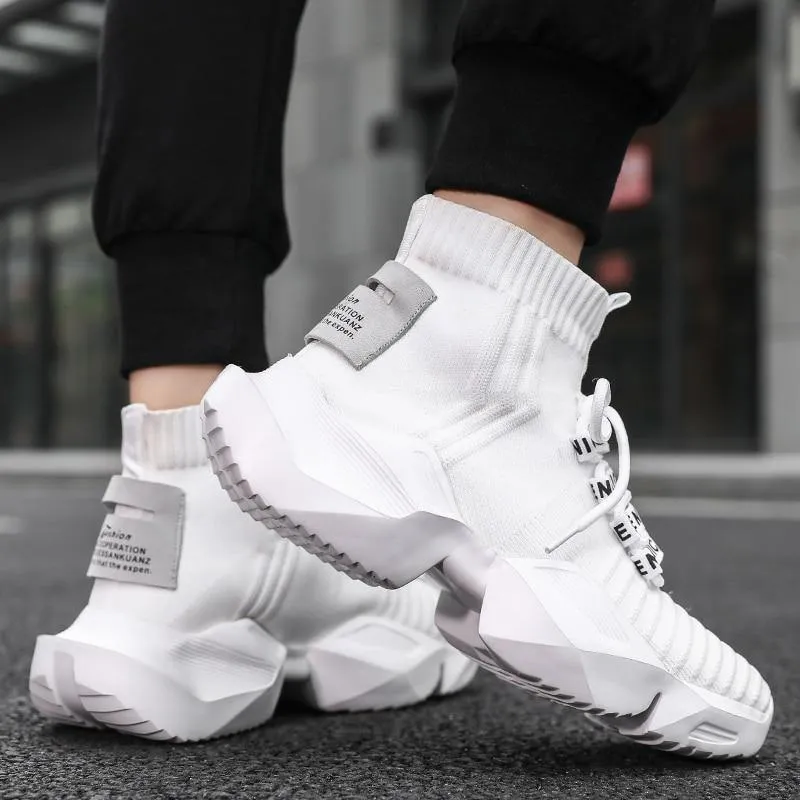 Young Men's Leisure High Top Sneakers