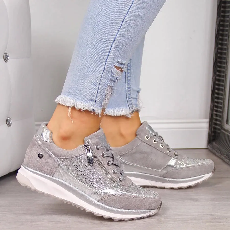 Zena Zipped Orthopaedic Trainers